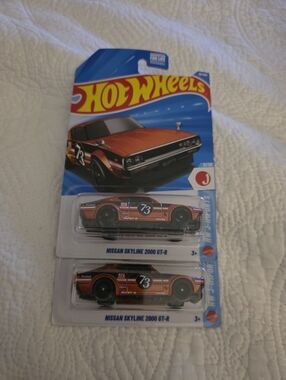 Nissan Skyline 2000 GT-R Toy Car - Orange